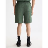 Снимка на SCOTCH&SODA MEN'S FAVE - TONAL STRIPED REGULAR FIT BERMUDA SHORTS IN DARK GREEN 5