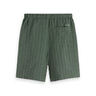 Снимка на SCOTCH&SODA MEN'S FAVE - TONAL STRIPED REGULAR FIT BERMUDA SHORTS IN DARK GREEN 2