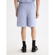 Снимка на SCOTCH&SODA MEN'S FAVE - TONAL STRIPED REGULAR FIT BERMUDA SHORTS IN DARK PURPLE 5