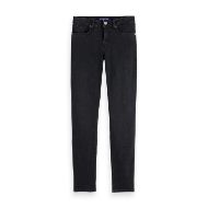 Снимка на SCOTCH&SODA WOMEN'S CORE BOHEMIENNE MID RISE SKINNY JEANS – BLACK COAST 1