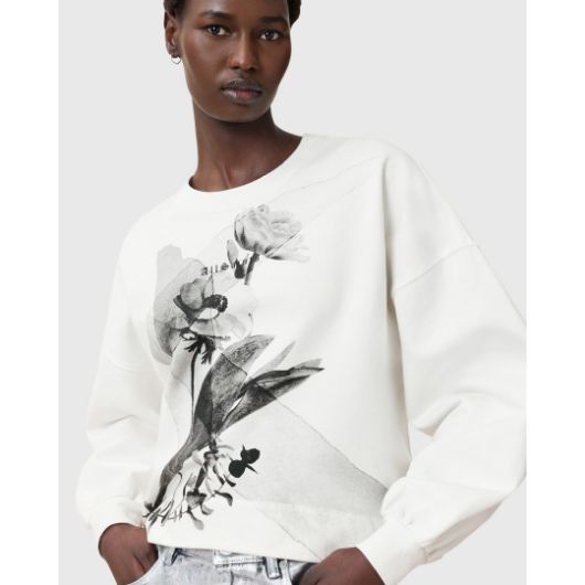 Снимка на ALLSAINTS ДАМСКИ СУИТШЪРТ LYSS LILA SWEAT В БЯЛО