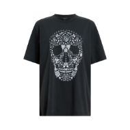 Picture of ALLSAINTS WOMEN'S SHKULL BOYFRIEND T-SHIRT IN BLACK 6