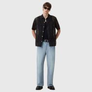 Picture of ALLSAINTS MEN'S NETLEY SHORT SLEEVE SHIRT IN BLACK 5