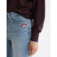 Снимка на SCOTCH&SODA WOMEN'S HIGH FIVE SLIM JEANS - BREAKDANCE 6
