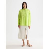 Снимка на SCOTCH&SODA WOMEN'S EMBROIDERED GIRLFRIEND SHIRT IN GREEN GLOW 7
