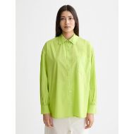 Снимка на SCOTCH&SODA WOMEN'S EMBROIDERED GIRLFRIEND SHIRT IN GREEN GLOW 4