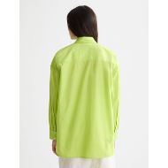 Снимка на SCOTCH&SODA WOMEN'S EMBROIDERED GIRLFRIEND SHIRT IN GREEN GLOW 5