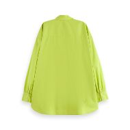 Снимка на SCOTCH&SODA WOMEN'S EMBROIDERED GIRLFRIEND SHIRT IN GREEN GLOW 2