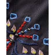 Снимка на SCOTCH&SODA WOMEN'S EMBROIDERED MAXI SKIRT IN CHARCOAL ART 3