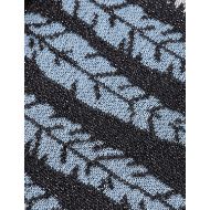 Picture of SCOTCH&SODA WOMEN'S LUREX JACQUARD CARDIGAN IN CHARCOAL ART 3