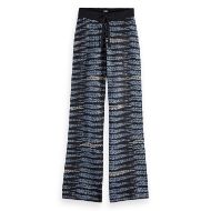 Снимка на SCOTCH&SODA WOMEN'S LUREX JACQUARD TROUSERS IN CHARCOAL ART 1