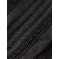 Снимка на SCOTCH&SODA WOMEN'S MAXI DRESS WITH PLEATED LACE DETAILS IN METEORITE 3