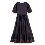 Снимка на SCOTCH&SODA WOMEN'S EMBROIDERED MAXI DRESS IN CHARCOAL ART 2