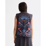 Снимка на SCOTCH&SODA WOMEN'S EMBROIDERED GILET IN CHARCOAL ART 5