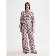 Снимка на SCOTCH&SODA WOMEN'S PRINTED UTILITY SHIRT IN FEATHER BLOCK 7