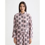 Снимка на SCOTCH&SODA WOMEN'S PRINTED UTILITY SHIRT IN FEATHER BLOCK 4