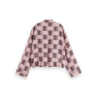 Снимка на SCOTCH&SODA WOMEN'S PRINTED UTILITY SHIRT IN FEATHER BLOCK 2