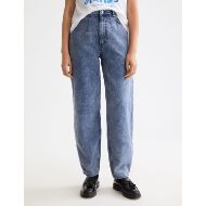 Снимка на SCOTCH&SODA WOMEN'S THE TIDE LONGER INSEAM BALLOON JEANS IN MOUNTAIN DYED CANVAS 4