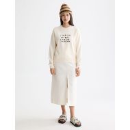 Снимка на SCOTCH&SODA WOMEN'S REGULAR FIT SWEATSHIRT WITH CHEST ARTWORK IN EGGNOG 7