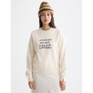 Снимка на SCOTCH&SODA WOMEN'S REGULAR FIT SWEATSHIRT WITH CHEST ARTWORK IN EGGNOG 4