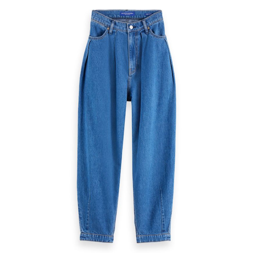 Снимка на SCOTCH&SODA WOMEN'S THE FLUX LOOSE TAPERED JEANS - OFF DUTY