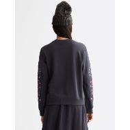 Picture of SCOTCH&SODA WOMEN'S EMBROIDERED REGULAR FIT SWEATSHIRT IN CHARCOAL ART 5