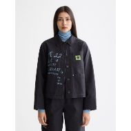 Снимка на SCOTCH&SODA WOMEN'S WASHED WORKWEAR JACKET IN CHARCOAL ART 4