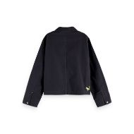 Снимка на SCOTCH&SODA WOMEN'S WASHED WORKWEAR JACKET IN CHARCOAL ART 2