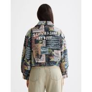 Снимка на SCOTCH&SODA WOMEN'S COLLAGE JACQUARD JACKET IN ART DEPT COLLAGE MULTICOLOUR 5