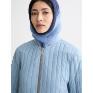 Снимка на SCOTCH&SODA WOMEN'S REVERSIBLE PRINTED AND QUILTED BOMBER IN ART DEPT COLLAGE GREY SCALE 8