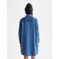 Снимка на SCOTCH&SODA WOMEN'S WASHED DENIM MINI SHIRTDRESS - ART FROM THE HEART 5