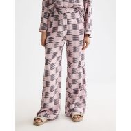 Снимка на SCOTCH&SODA WOMEN'S ELENI - HIGH RISE WIDE LEG PYJAMA PANTS IN FEATHER BLOCK 4