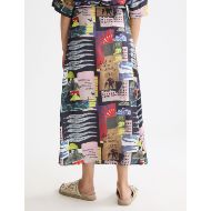 Снимка на SCOTCH&SODA WOMEN'S HIGH RISE MIDI WRAP SKIRT IN ART DEPT COLLAGE MULTICOLOUR 5