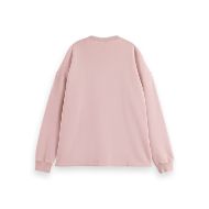 Снимка на SCOTCH&SODA WOMEN'S WASHED SEASONAL OVERSIZED FIT SWEATSHIRT IN BURNISHED LILAC 2