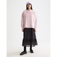 Снимка на SCOTCH&SODA WOMEN'S WASHED SEASONAL OVERSIZED FIT SWEATSHIRT IN BURNISHED LILAC 7