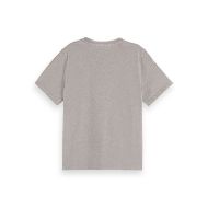 Снимка на SCOTCH&SODA WOMEN'S WASHED REGULAR FIT T-SHIRT WITH GRAPHIC IN GREY MELANGE 2