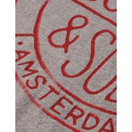 Снимка на SCOTCH&SODA WOMEN'S WASHED REGULAR FIT T-SHIRT WITH GRAPHIC IN GREY MELANGE 3