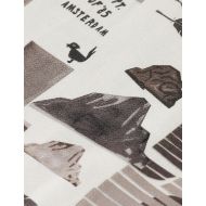 Снимка на SCOTCH&SODA WOMEN'S GIA - MID RISE WIDE LEG ELASTICATED TROUSERS IN ART DEPT COLLAGE GREY SCALE 3