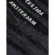 Снимка на SCOTCH&SODA WOMEN'S RAINE - HIGH RISE WIDE LEG WASHED PANTS IN CHARCOAL ART 3
