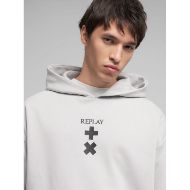Снимка на REPLAY МЪЖКИ СУИТШЪРТ HOODY WITH REPLAY X MARTIN GARRIX LOGOS В ЛЕДЕНОСИВО 5