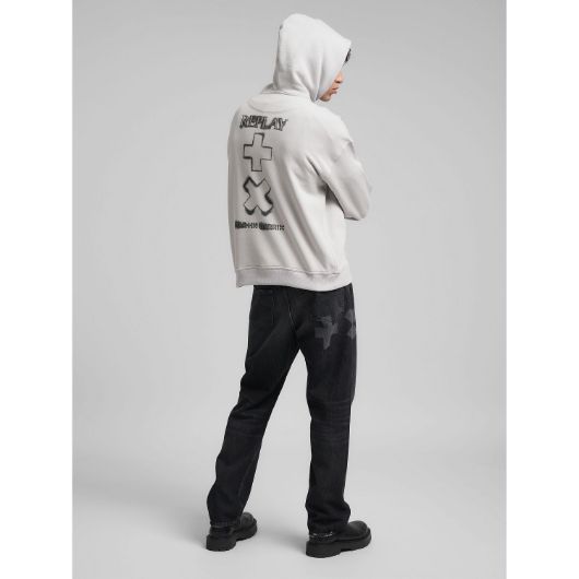 Показвай детайлите за REPLAY МЪЖКИ СУИТШЪРТ HOODY WITH REPLAY X MARTIN GARRIX LOGOS В ЛЕДЕНОСИВО 3 - FanPoint Снимка на REPLAY МЪЖКИ СУИТШЪРТ HOODY WITH REPLAY X MARTIN GARRIX LOGOS В ЛЕДЕНОСИВО 3