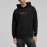 Снимка на REPLAY МЪЖКИ СУИТШЪРТ HOODY WITH REPLAY X MARTIN GARRIX PRINT В ЧЕРНО 1