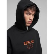 Снимка на REPLAY МЪЖКИ СУИТШЪРТ HOODY WITH REPLAY X MARTIN GARRIX PRINT В ЧЕРНО 6
