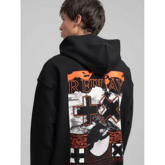 Показвай детайлите за REPLAY МЪЖКИ СУИТШЪРТ HOODY WITH REPLAY X MARTIN GARRIX PRINT В ЧЕРНО 3 - FanPoint Снимка на REPLAY МЪЖКИ СУИТШЪРТ HOODY WITH REPLAY X MARTIN GARRIX PRINT В ЧЕРНО 3
