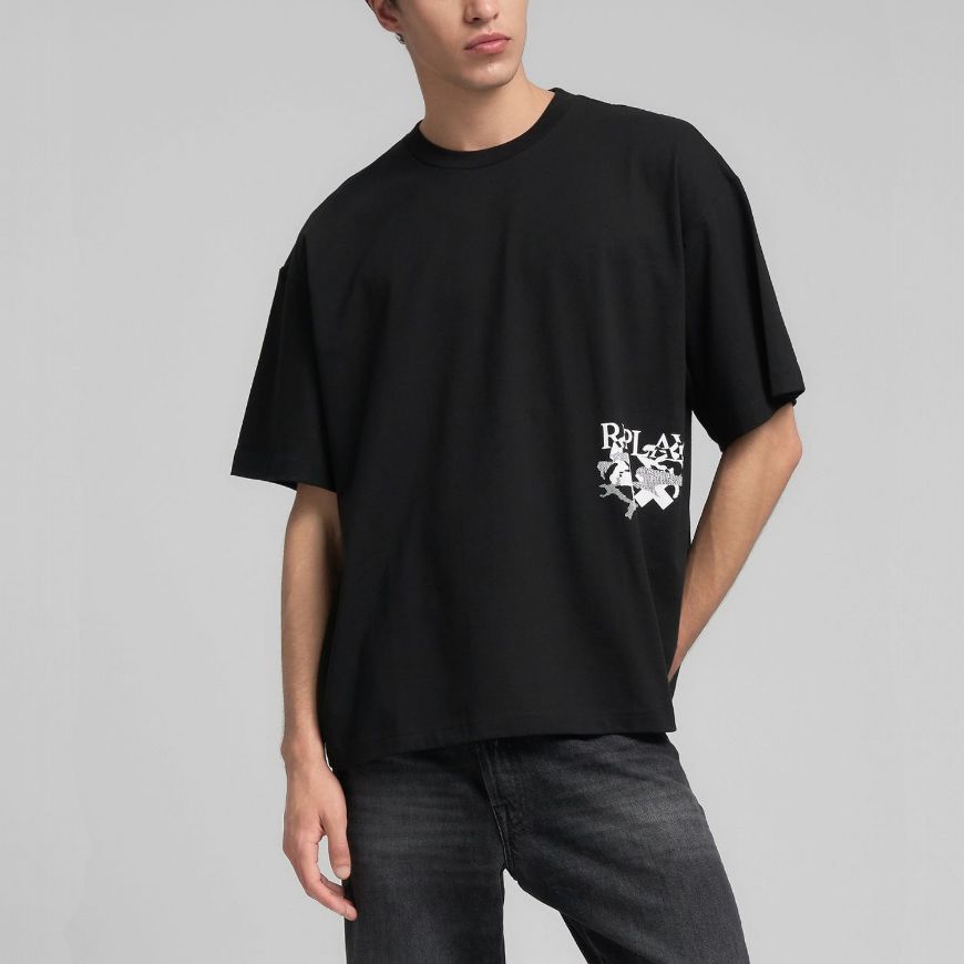 Снимка на REPLAY МЪЖКА БЛУЗА CREW-NECK T-SHIRT WITH REPLAY X MARTIN GARRIX LOGOS AND GRAPHIC В ЧЕРНО