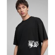 Снимка на REPLAY МЪЖКА БЛУЗА CREW-NECK T-SHIRT WITH REPLAY X MARTIN GARRIX LOGOS AND GRAPHIC В ЧЕРНО 5