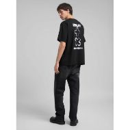 Picture of REPLAY MEN'S CREW-NECK T-SHIRT WITH REPLAY X MARTIN GARRIX LOGOS IN BLACK 4