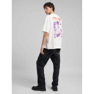 Picture of REPLAY MEN'S CREW-NECK T-SHIRT WITH REPLAY X MARTIN GARRIX GRAPHIC IN OFF WHITE 3