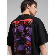 Picture of REPLAY MEN'S CREW-NECK T-SHIRT WITH REPLAY X MARTIN GARRIX GRAPHIC IN BLACK 3
