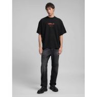 Picture of REPLAY MEN'S CREW-NECK T-SHIRT WITH REPLAY X MARTIN GARRIX GRAPHIC IN BLACK 5